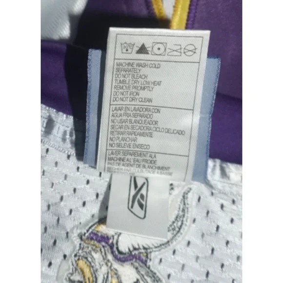 Minnesota Vikings Brett Favre Captain Reebok Jersey L